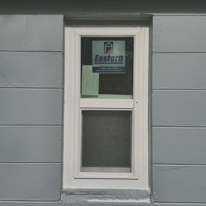 New window installed in a Tampa block home