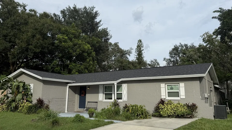 Tampa block home after whole-home impact window installation
